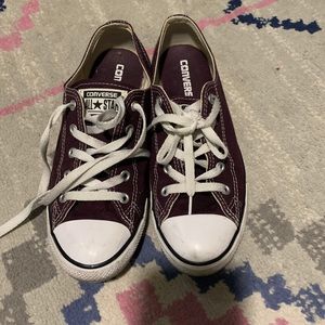 Plum dainty converse